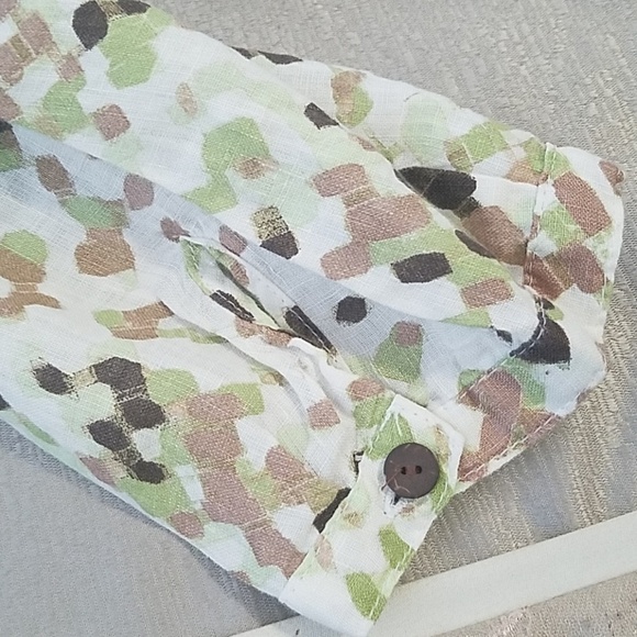 Linen button up blouse - Picture 6 of 7